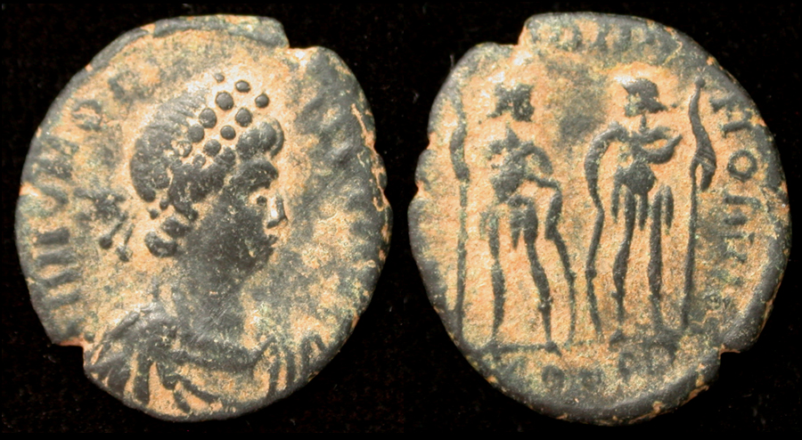 Honorius Æ3, Roman Glory, Constantinople Mint